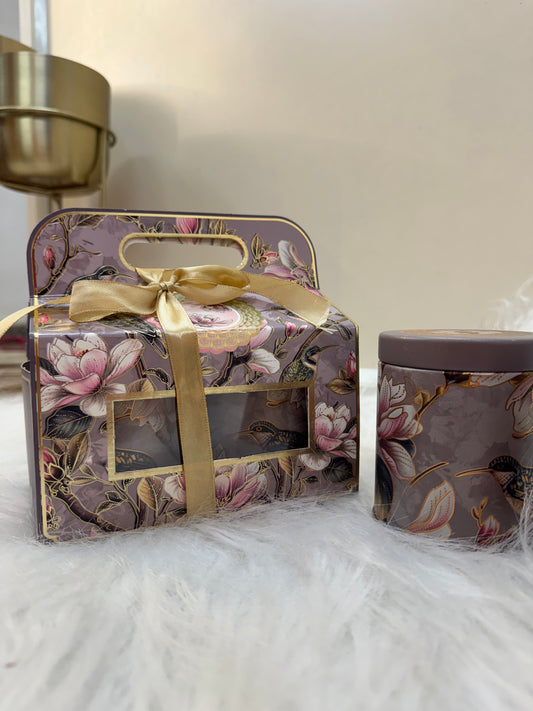 Gift Set of 2 Containers and Box