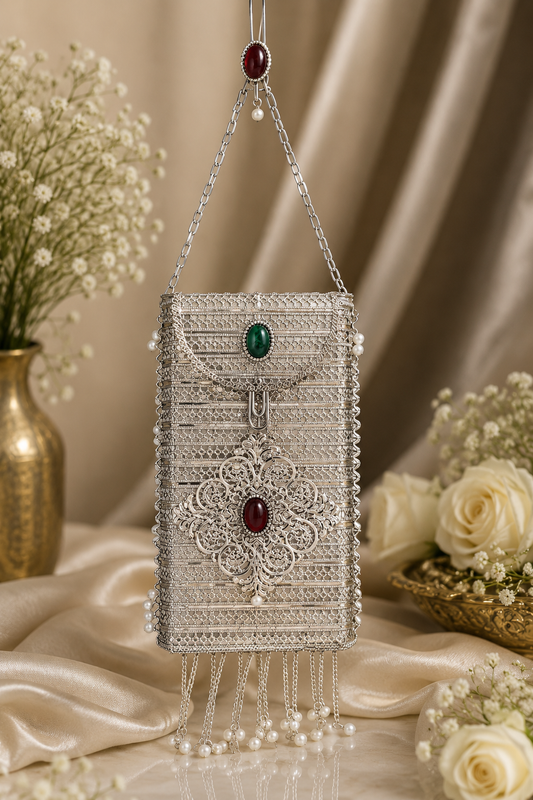 Chandi Batua Mobile Sling Wallet