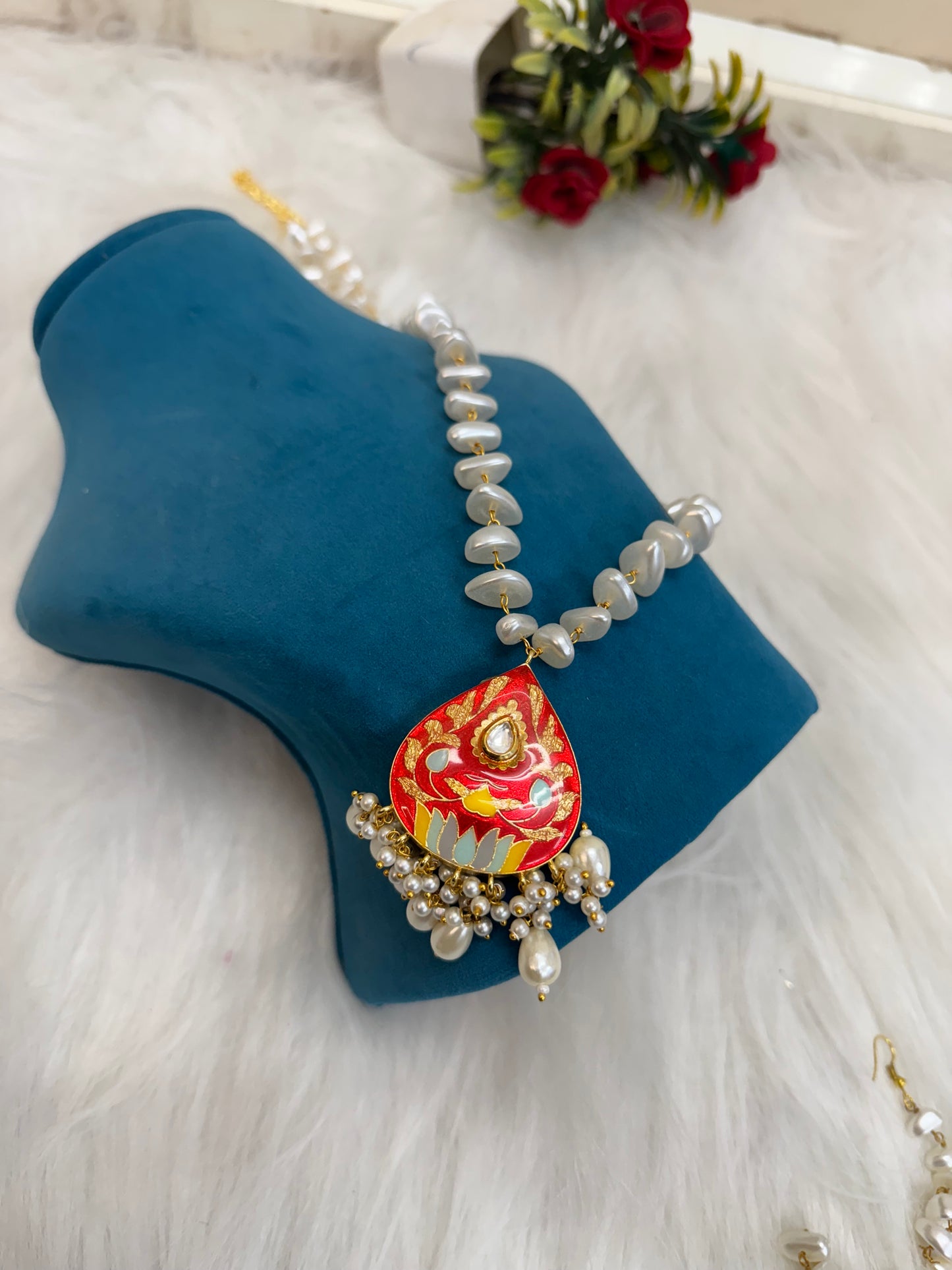 Meenakari Necklace Set