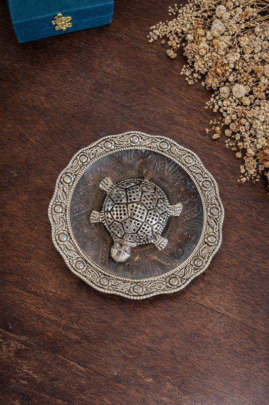 German Silver Tortoise Gift Set