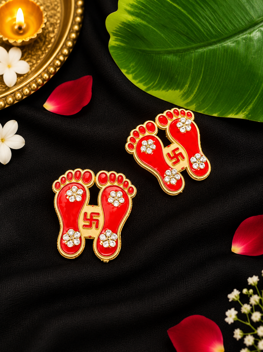 Set of 2 pairs of Laxmi Ji Charan