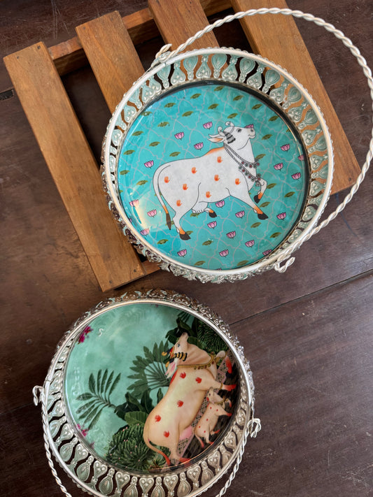 Pichwai Tray 6 inches