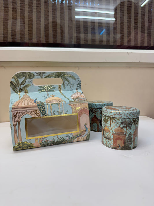 Gift Set of 2 Containers and Box