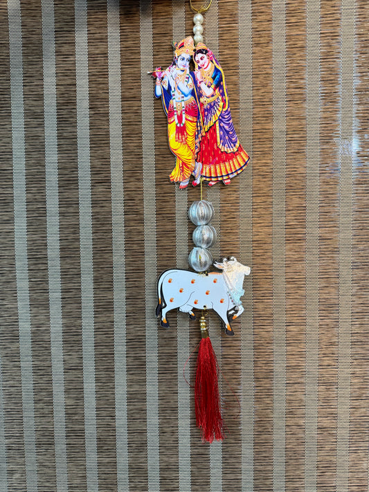 Radha Krishna Ji Door Hanging Decor