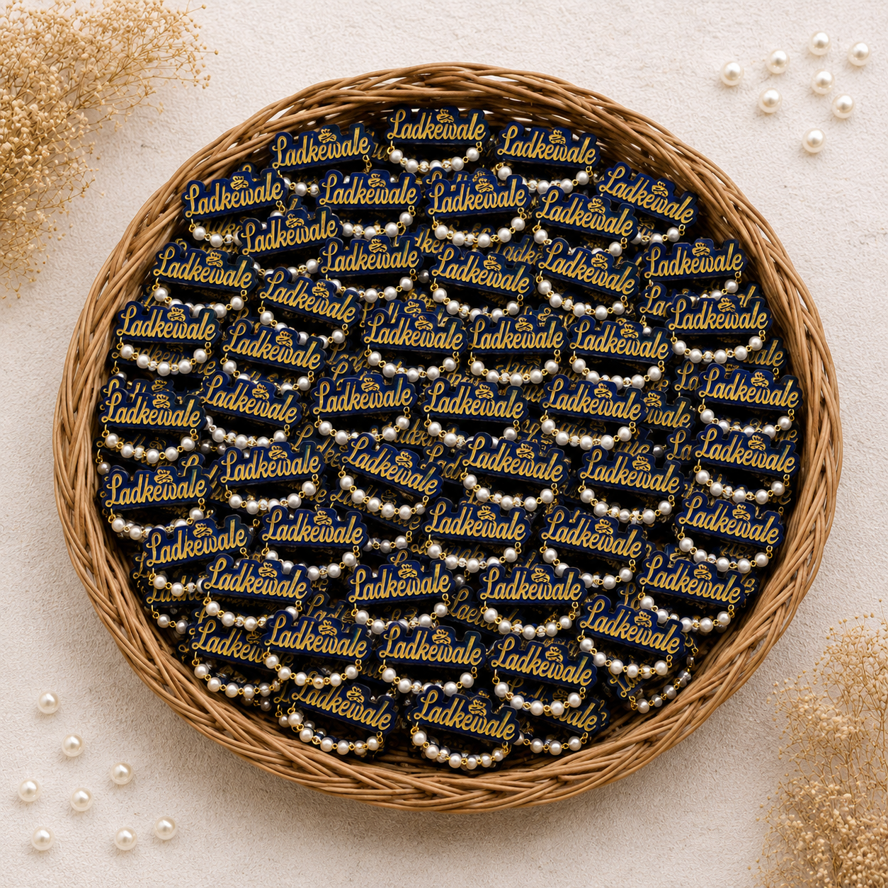 Pack of 100 Badges Ladkewale ( Wedding Bulk Pack )