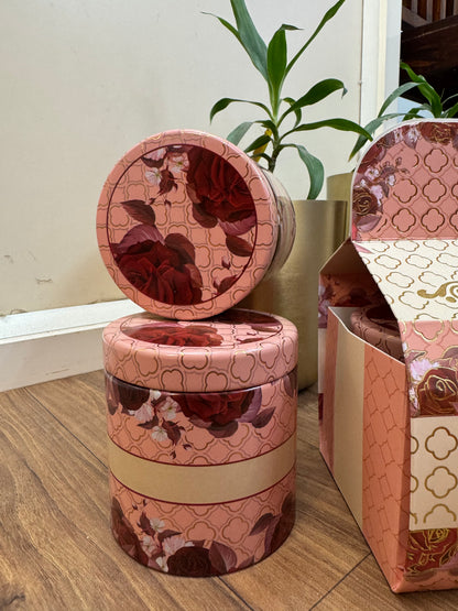 Gift Set of 2 Containers and Box