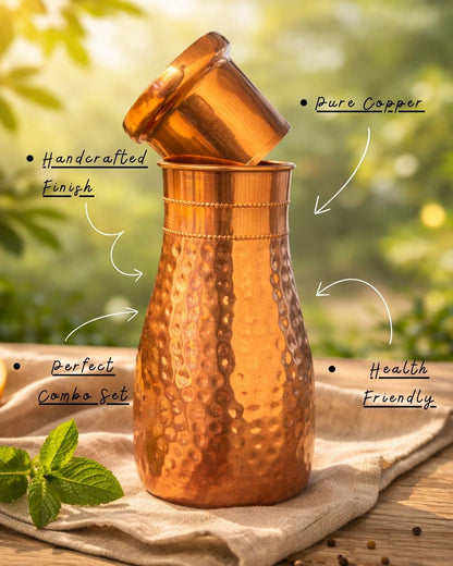 Copper Bottle Set