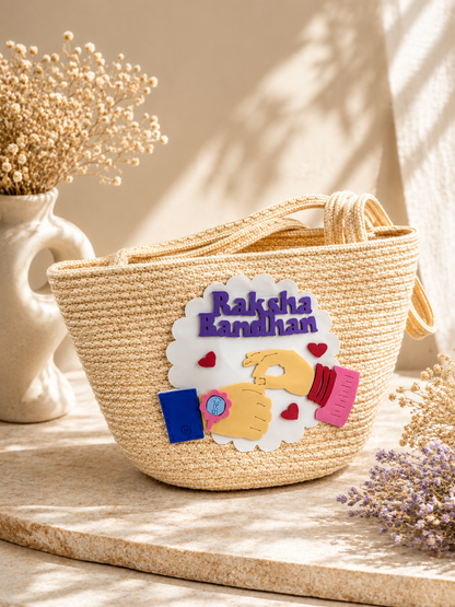 Rakshabandhan/ Rakhi Jute Basket