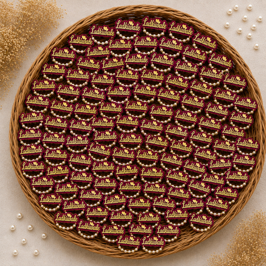 Pack of 100 Badges Ladkiwale ( Wedding Bulk Pack )