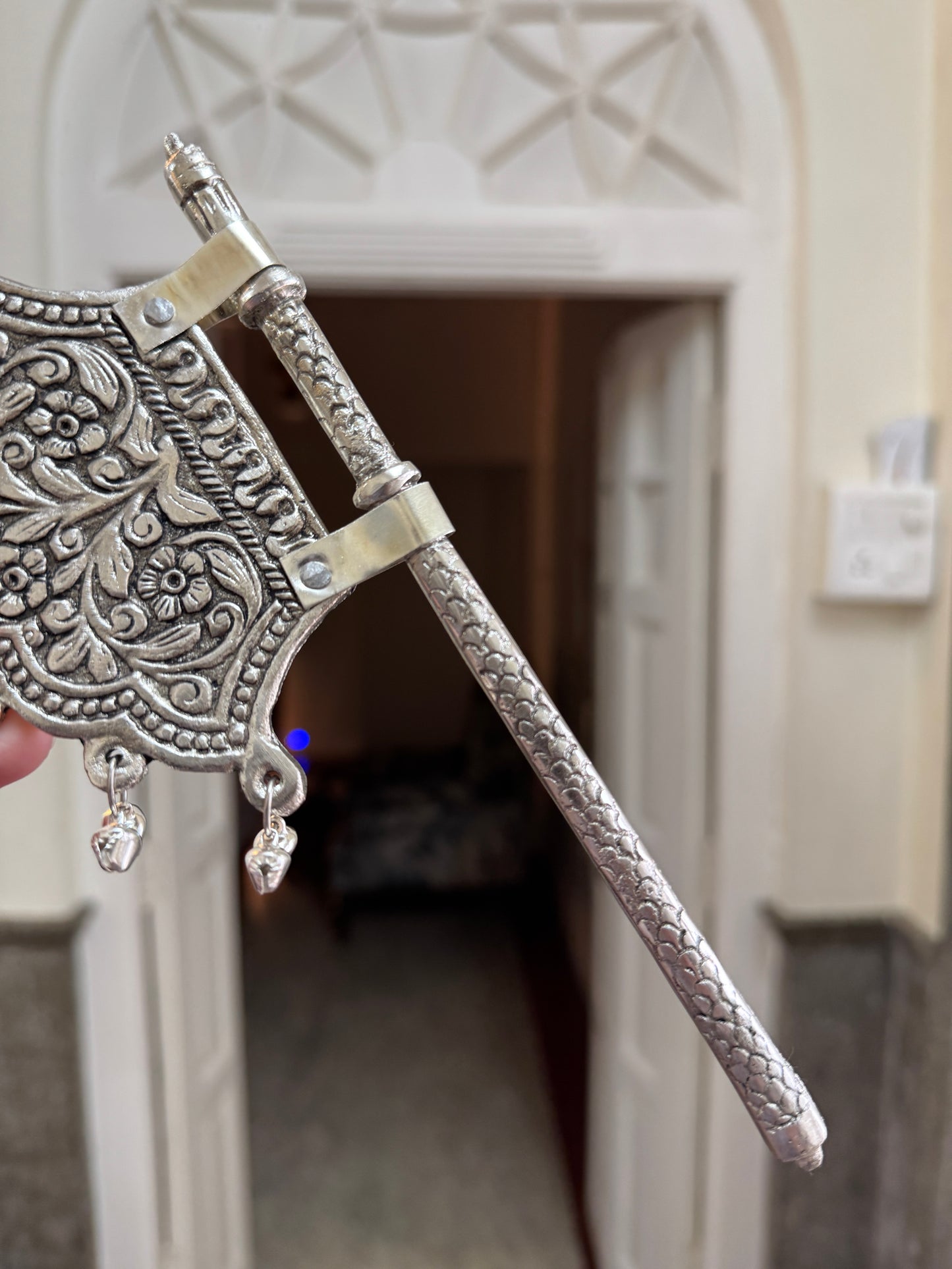 German Silver Pankhi / Pankha