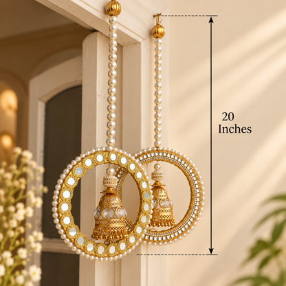 Set of 2 Reversible Door Toran with LED