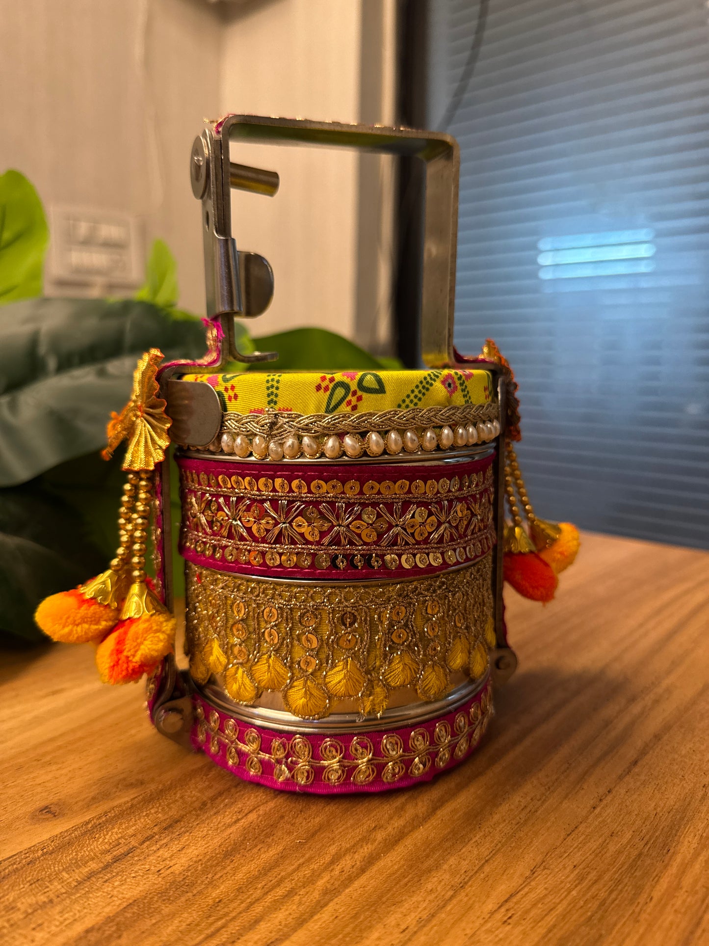 Stainless Steel Tiffin Lohri / Sankranti Gift Hamper