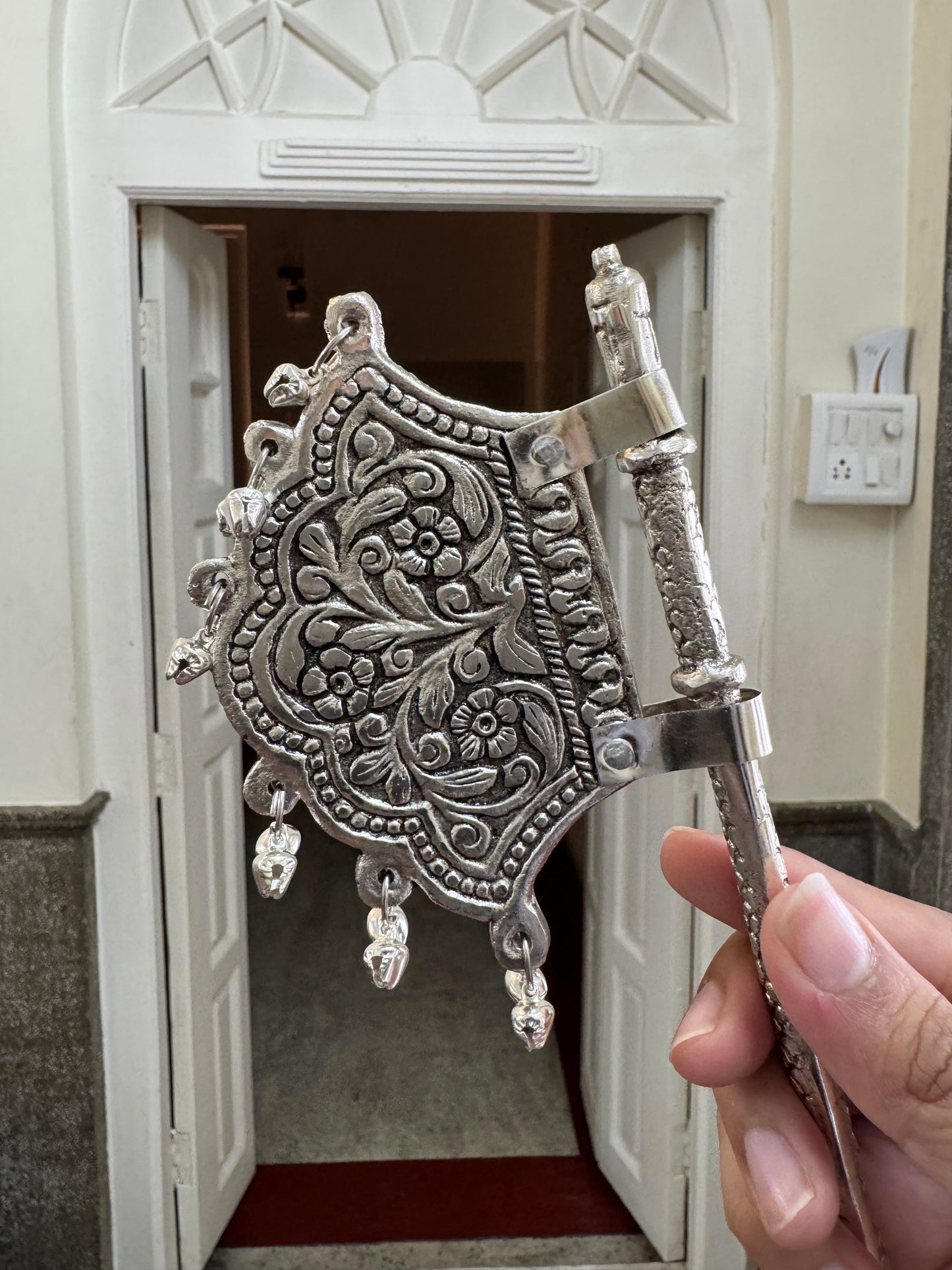 German Silver Pankhi / Pankha