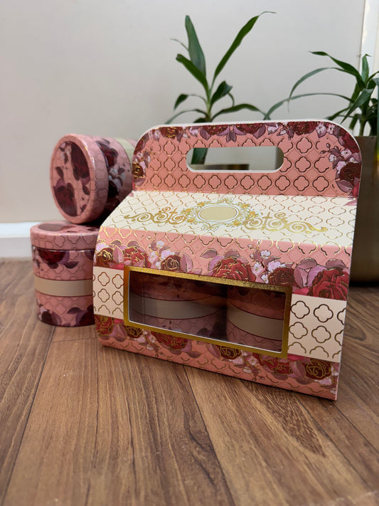 Gift Set of 2 Containers and Box