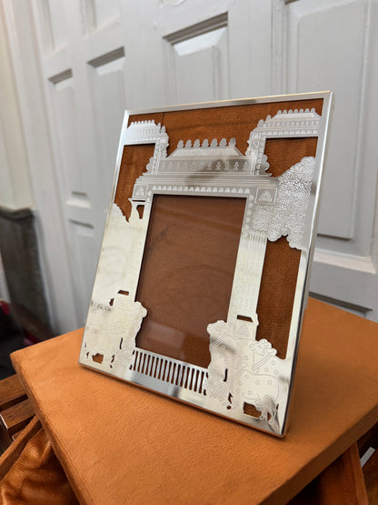 German Silver Frame Box Gift Set