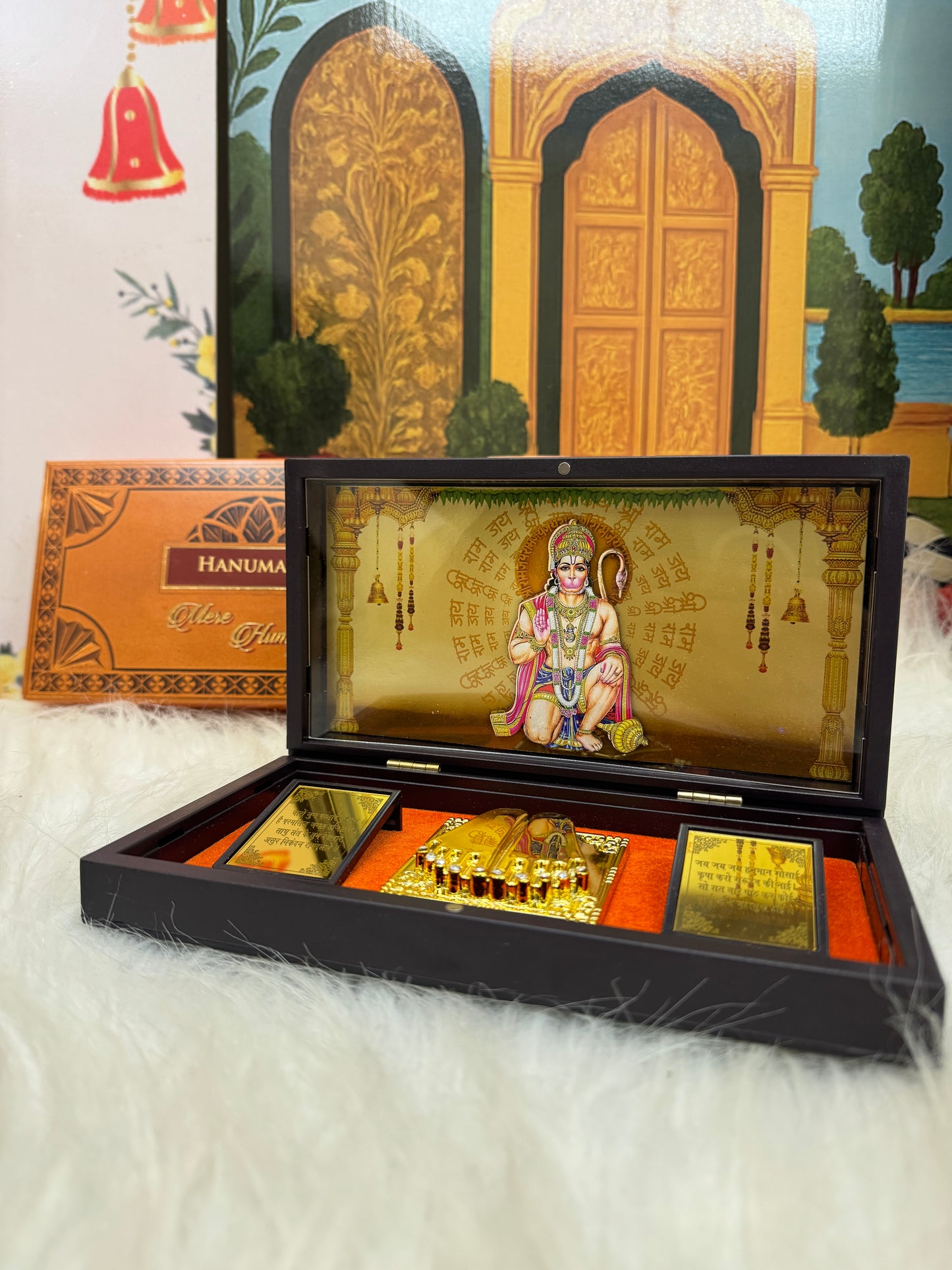 Hanuman Ji 24kt Gold Prayer Box