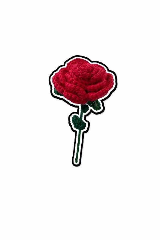 Crochet Rose Flower