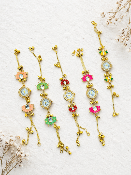 Kundan Ghungroo Watch