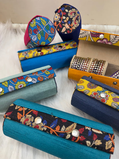 Kalamkari Bangle Box 8 inches