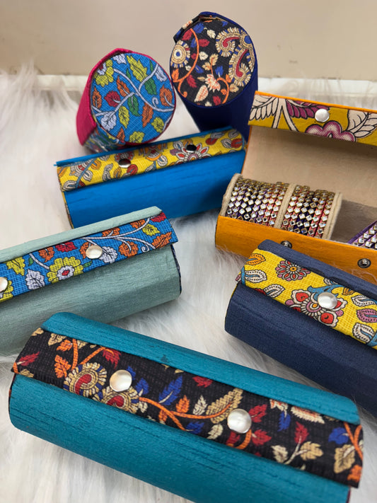 Kalamkari Bangle Box 8 inches
