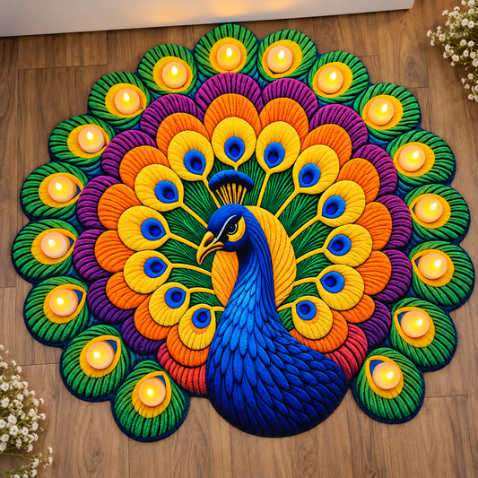 3d Diwali Rangoli