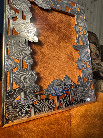 German Silver Frame Box Gift Set