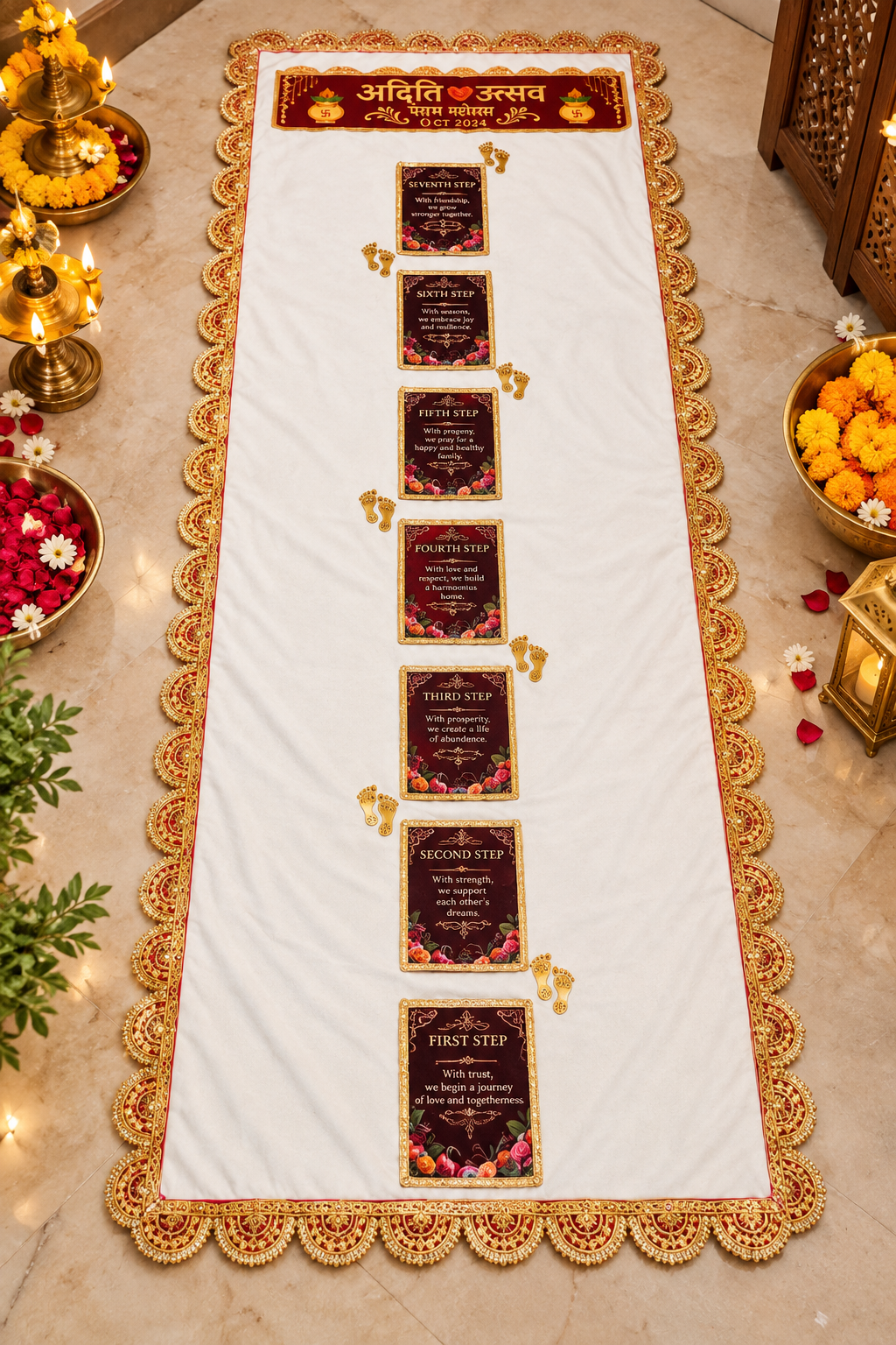 Grah Pravesh Bridal Foot Print