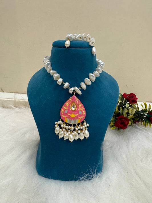 Meenakari Necklace Set
