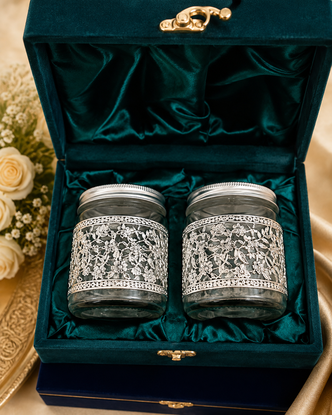 Set of 2 Airtight Jars Gift Box