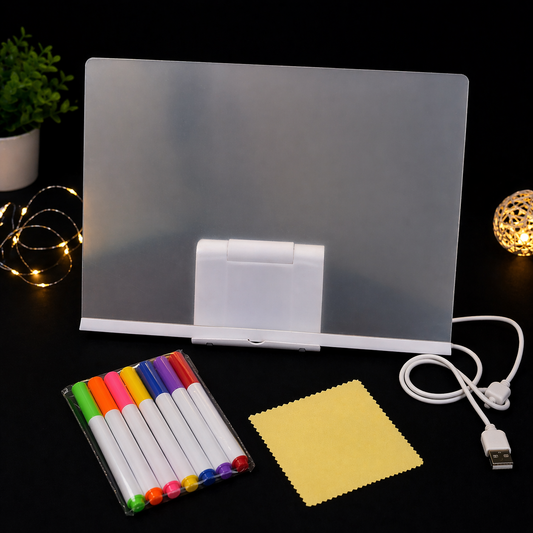 3D Acrylic Writing Board with Pen & Light