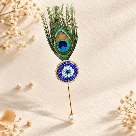 Morh Pankh Brooch