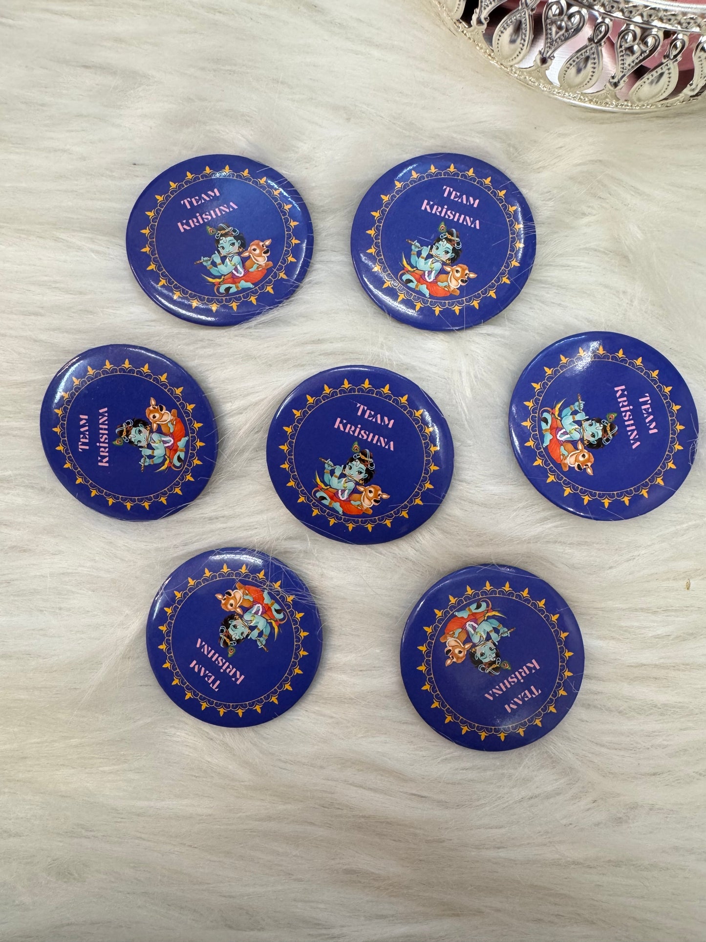 Team Krishna Badge Baby Shower