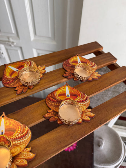 Diwali Tealight Diya Shape