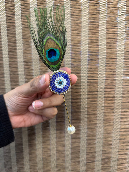 Morh Pankh Brooch