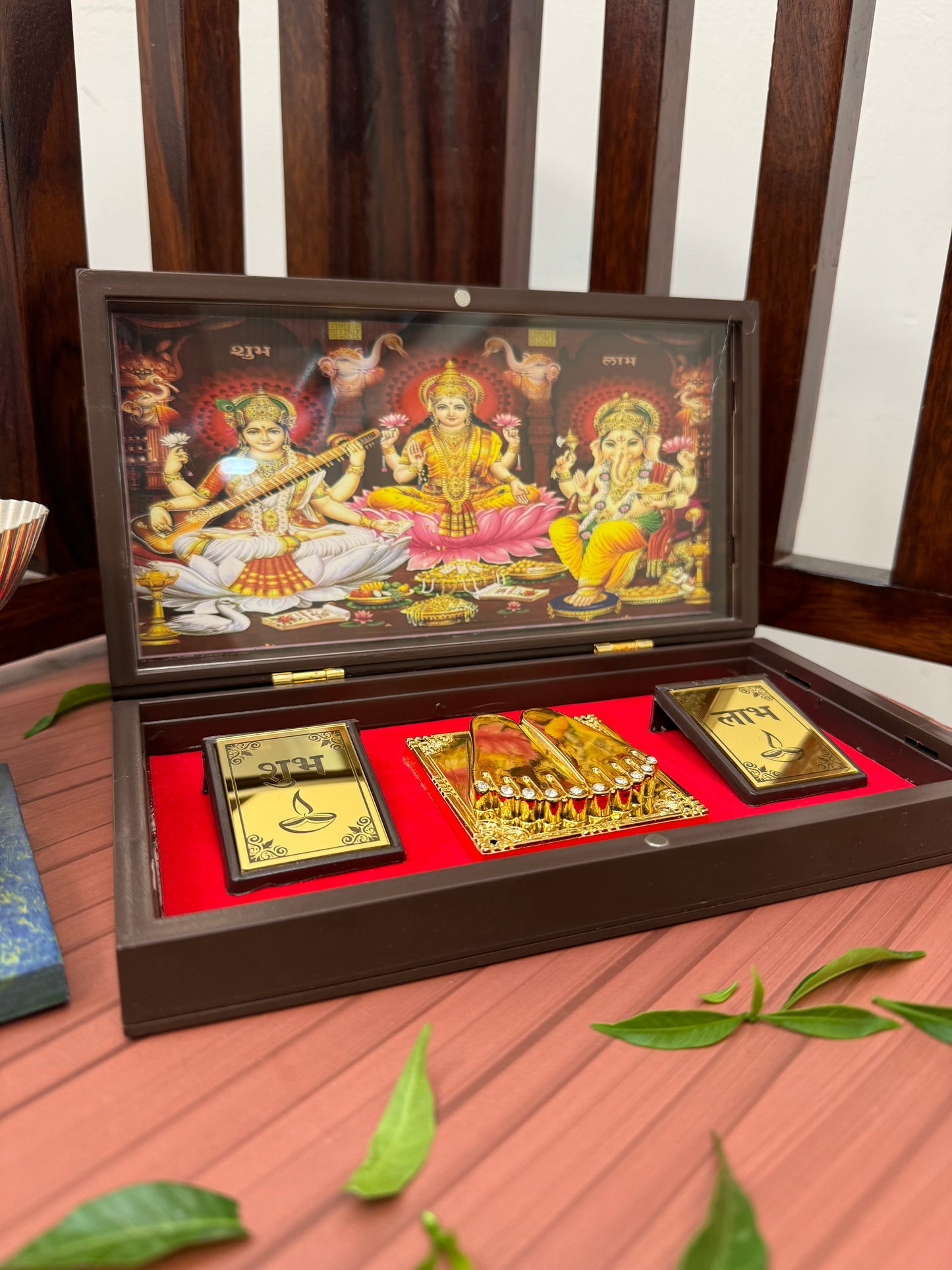 Lakshmi Ganesh Saraswati Ji Prayer Box