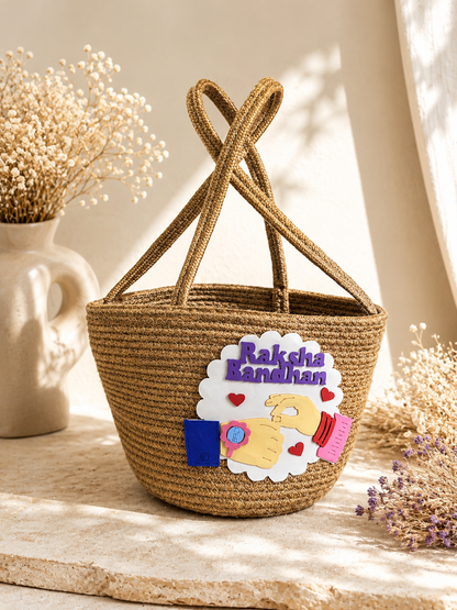 Rakshabandhan/ Rakhi Jute Basket