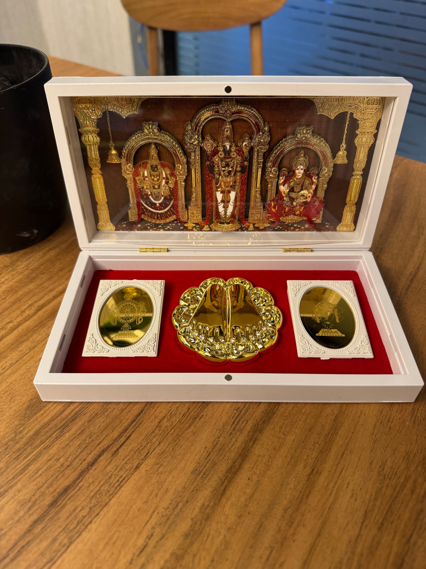 Tirupati Bala Ji 24kt Gold Prayer Box