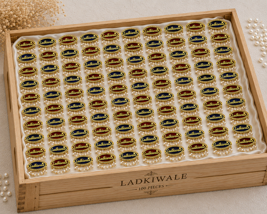 Pack of 100 Badges Ladkiwale ( Wedding Bulk Pack )