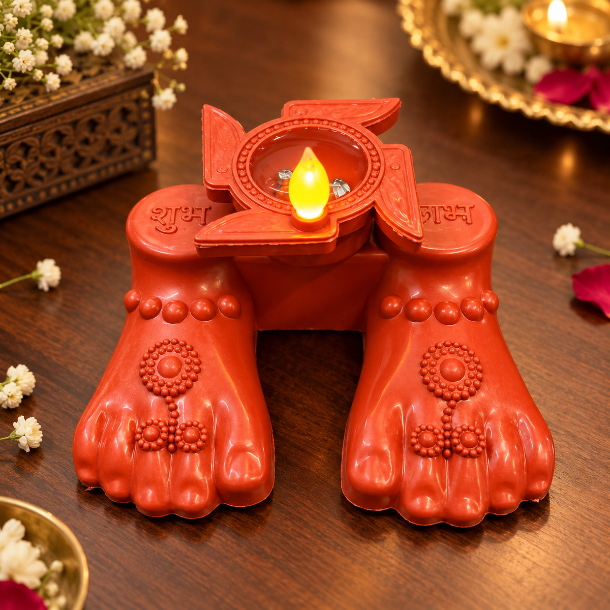 Laxmi Charan Paani Wala Diya / Water Sensor Diya