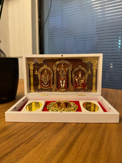 Tirupati Bala Ji 24kt Gold Prayer Box