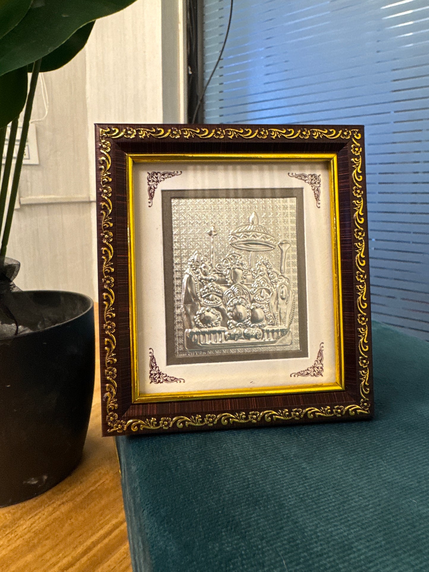 999 Silver Vaishno Devi Maa Frame