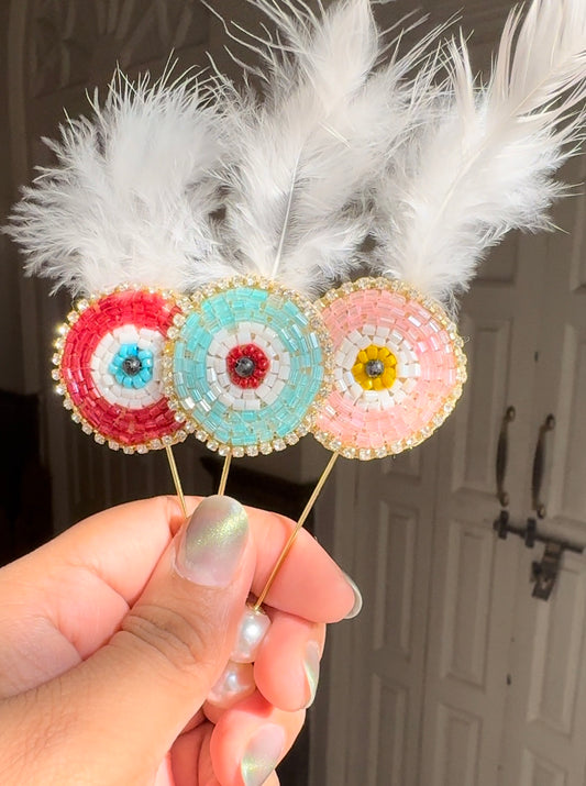 Evil Eye Brooch