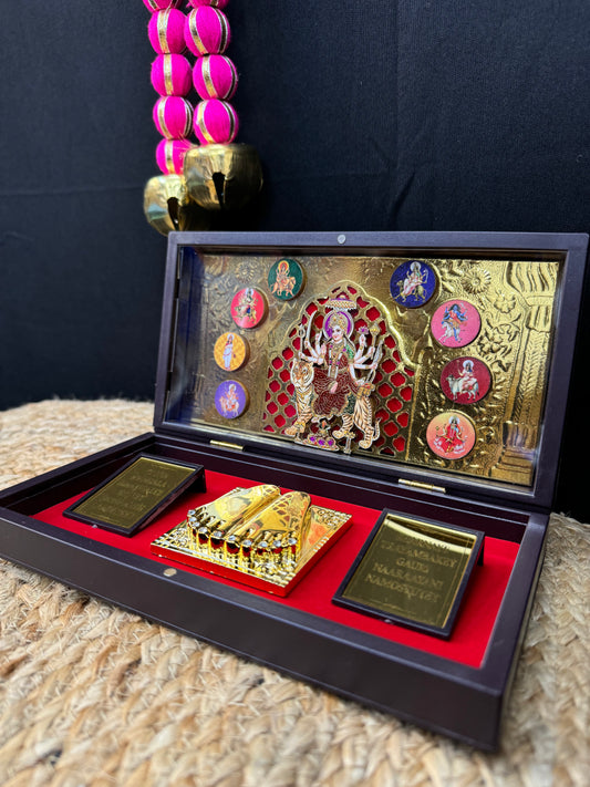 Amba Ji 24kt gold Prayer Box