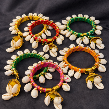 Cowree Shells Openable Bangle
