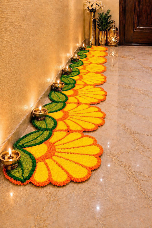 Floral Trail Mat Set of 8