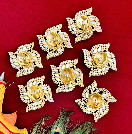 Kundan Work Akhand Diya
