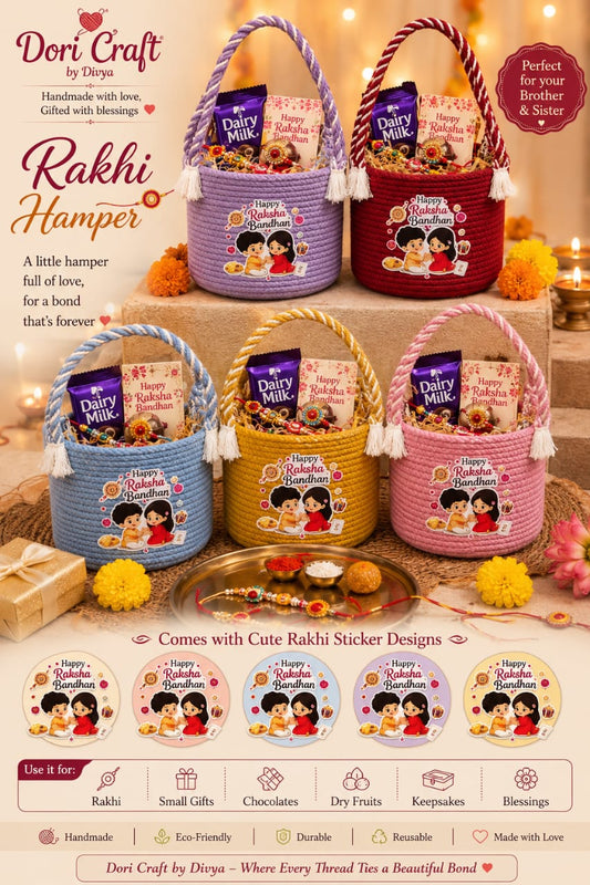 Rakshabandhan/ Rakhi Jute Basket
