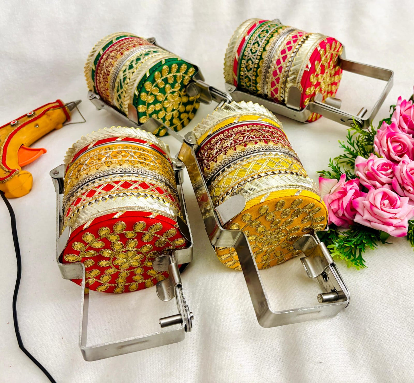 Stainless Steel Decorated Dabba Tiffin