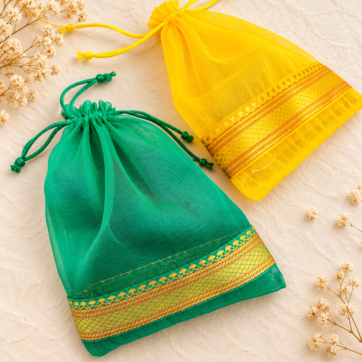 Organza Lace Potli