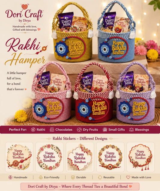 Rakshabandhan/ Rakhi Jute Basket